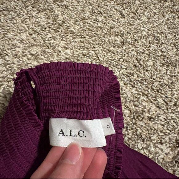 ALC Renzo Pleated Dress Wedding Guest - Picture 5 of 10